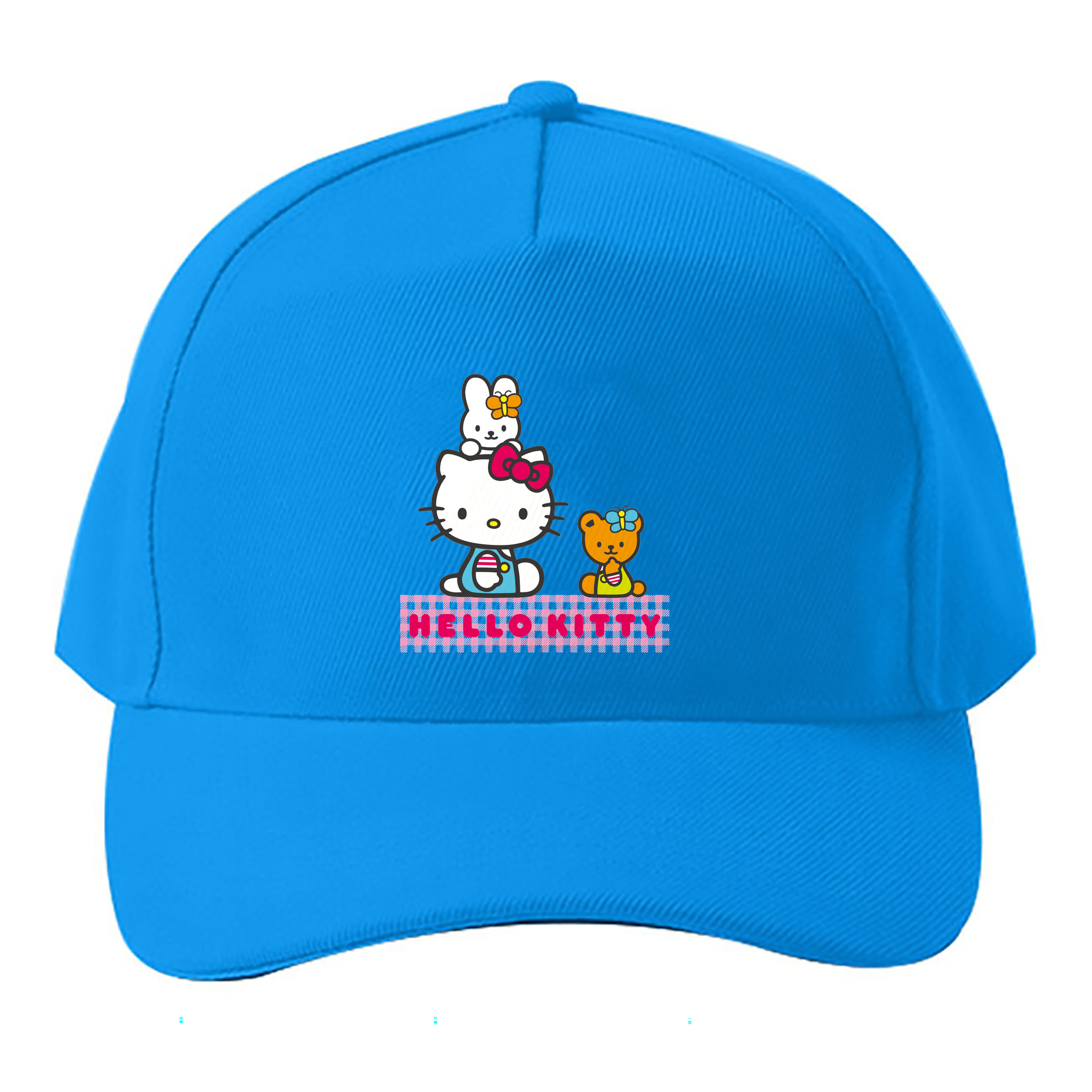 （画像用） Hello Kitty ハローキティ ベースボールキャップ 綿100％ 男女兼用 帽子 スポーツ